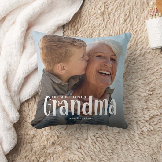 おばあちゃんの可愛いプレゼント クッション (ブランケット)