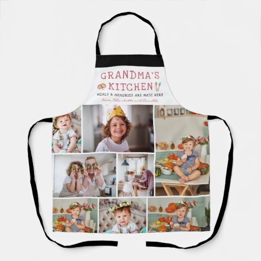 おばあちゃんの台所 |写真8 パーソナライズされた エプロン (正面)