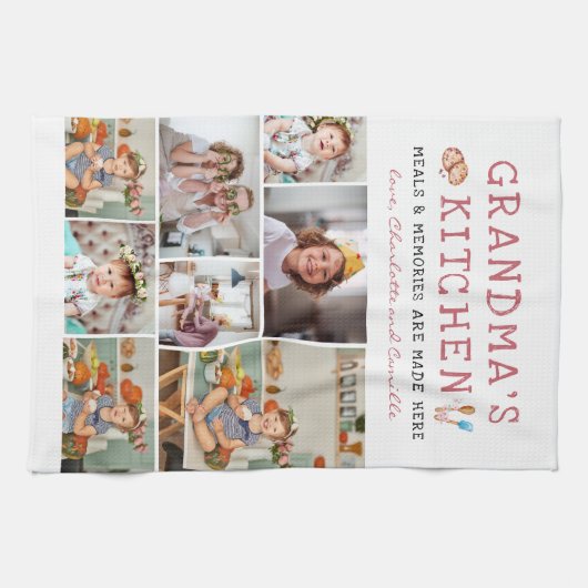 おばあちゃんの台所 |写真8 パーソナライズされた キッチンタオル (横)