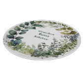 おばあちゃんの台所 |水パーソナライズされた色リース カッティングボード (角)