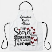 おばあちゃんの台所 |秘密の成分は愛 エプロン (正面)