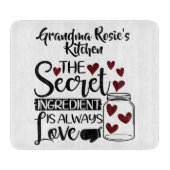おばあちゃんの台所 |秘密の成分は愛 カッティングボード (正面)