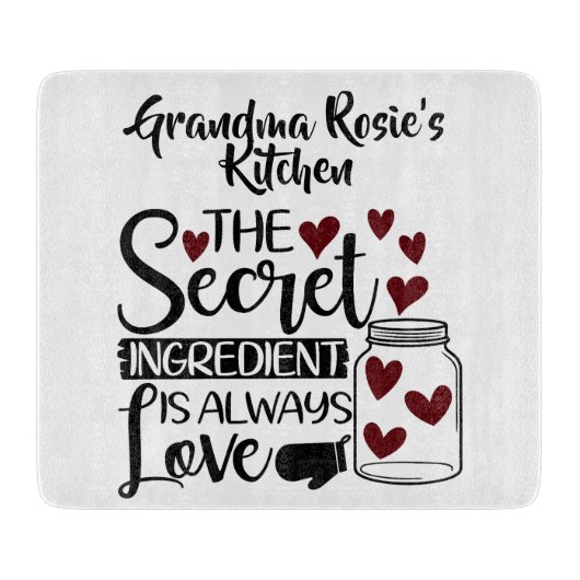 おばあちゃんの台所 |秘密の成分は愛 カッティングボード (正面)