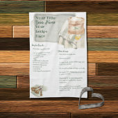 おばあちゃんの台所 | Cookieパーソナライズされたレシピ キッチンタオル