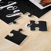 おばあちゃんの喜びフォトフレームコラージュモダントレンディー ジグソーパズル (側面)