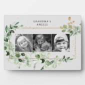 おばあちゃんの天使ユーカリの葉3写真 フォトプラーク (正面)