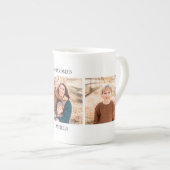 おばあちゃんの天使 マルチ写真コラージュ ボーンチャイナマグカップ (正面右)