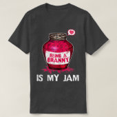 おばあちゃんの女性は私のジャムの祖母おもしろい Tシャツ (デザイン正面)