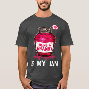 おばあちゃんの女性は私のジャムの祖母おもしろい Tシャツ