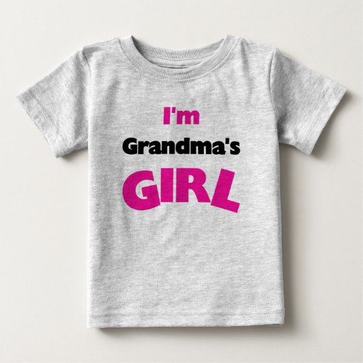 おばあちゃんの女 ベビーTシャツ (正面)