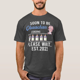 おばあちゃんの妊娠の発表が間もなく大場になる Tシャツ