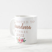 おばあちゃんの妊娠の発表#子供 コーヒーマグカップ (正面左)