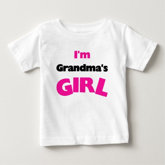 おばあちゃんの娘です ベビーTシャツ (正面)