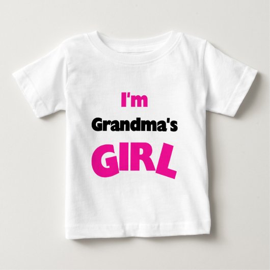 おばあちゃんの娘です ベビーTシャツ (正面)