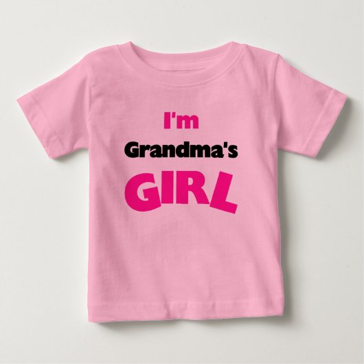 おばあちゃんの娘です ベビーTシャツ (正面)