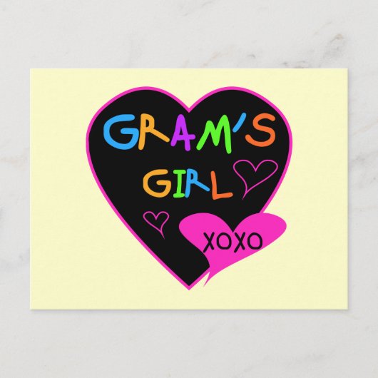 おばあちゃんの娘 カスタムTシャツ、マグカップ、缶バッジ、ケース ポストカード (正面)