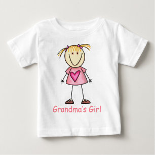 おばあちゃんの娘 ベビーTシャツ