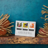 おばあちゃんの孫の名前3 Photo Collage Wood フォトプラーク (側面)