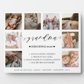 おばあちゃんの定義スクリプトフォトコラージュ記念ファイル フォトプラーク (正面)