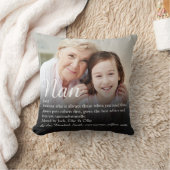 おばあちゃんの定義写真 クッション (ブランケット)