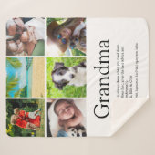 おばあちゃんの定義6写真 シェルパブランケット (正面(横))