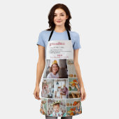 おばあちゃんの定義 |写真8 パーソナライズされた エプロン (着用した状態)