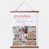 おばあちゃんの定義 |写真8 パーソナライズされた 吊り下げ型タペストリー (正面)