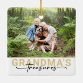 おばあちゃんの宝物フォトキープサケ セラミックオーナメント (裏面)
