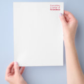 おばあちゃんの家では全てがより良い チラシ (手)