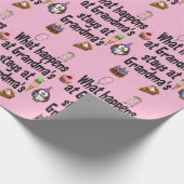 おばあちゃんの家で何が起こるか ラッピングペーパー (角)