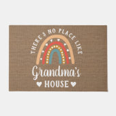 おばあちゃんの家レインボーみたいな場所はない ドアマット (正面)