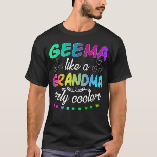 おばあちゃんの家族だけクールのMのようなゲーマ Tシャツ
