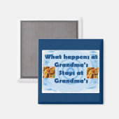 おばあちゃんの家 マグネット (正面/裏面)