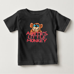 おばあちゃんの小さなサル ベビーTシャツ