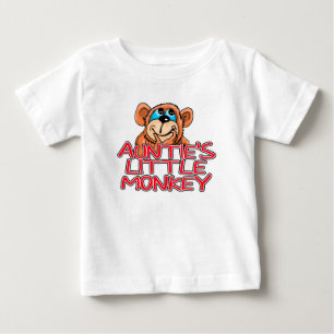おばあちゃんの小さなサル ベビーTシャツ