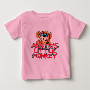 おばあちゃんの小さなサルTシャツとギフト ベビーTシャツ