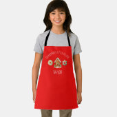 おばあちゃんの小さなヘルパー、クリスマスクッキーベーキング エプロン (インサイチュ)