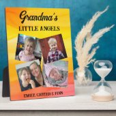おばあちゃんの小さな天使 | フォトギフト フォトプラーク (側面)