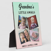 おばあちゃんの小さな天使 |写真のギフト フォトプラーク (側面)