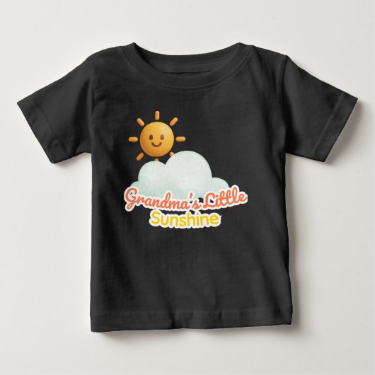 おばあちゃんの小さな太陽 ベビーTシャツ (正面)