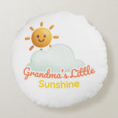 おばあちゃんの小さな太陽 ラウンドクッション (裏面)