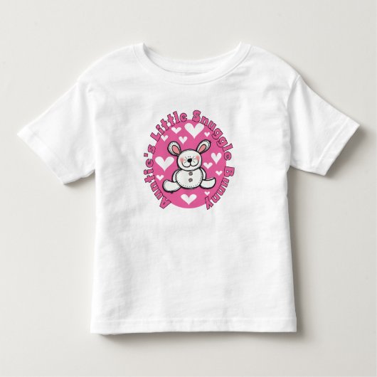 おばあちゃんの小さな寄り添いバニー トドラーTシャツ (正面)