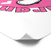 おばあちゃんの小さな寄り添いバニー ポスター (角)