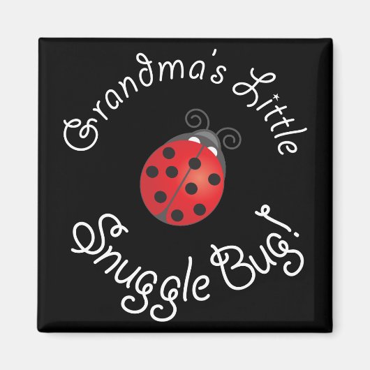 おばあちゃんの小さな寄り添い虫！ マグネット (正面)