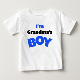 おばあちゃんの少年 ベビーTシャツ