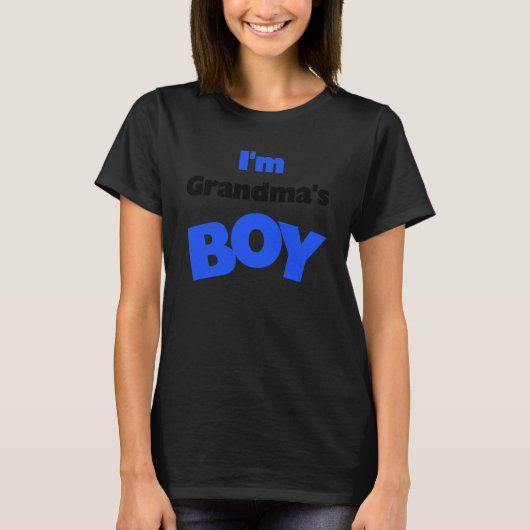おばあちゃんの少年 Tシャツ (正面)