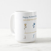 おばあちゃんの庭から幸せな母の日 コーヒーマグカップ (正面左)