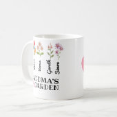 おばあちゃんの庭のおばあちゃんパーソナライズされたのプレゼント コーヒーマグカップ (正面左)