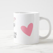 おばあちゃんの庭パーソナライズされたおばあちゃんギフト ジャンボコーヒーマグカップ (右)