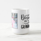 おばあちゃんの引用文と写真 コーヒーマグカップ (中央)